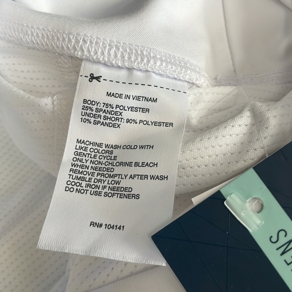 DSG Performance High Rise Momentum Skort White Built in short Sz XXL Active NWT - Picture 12 of 16